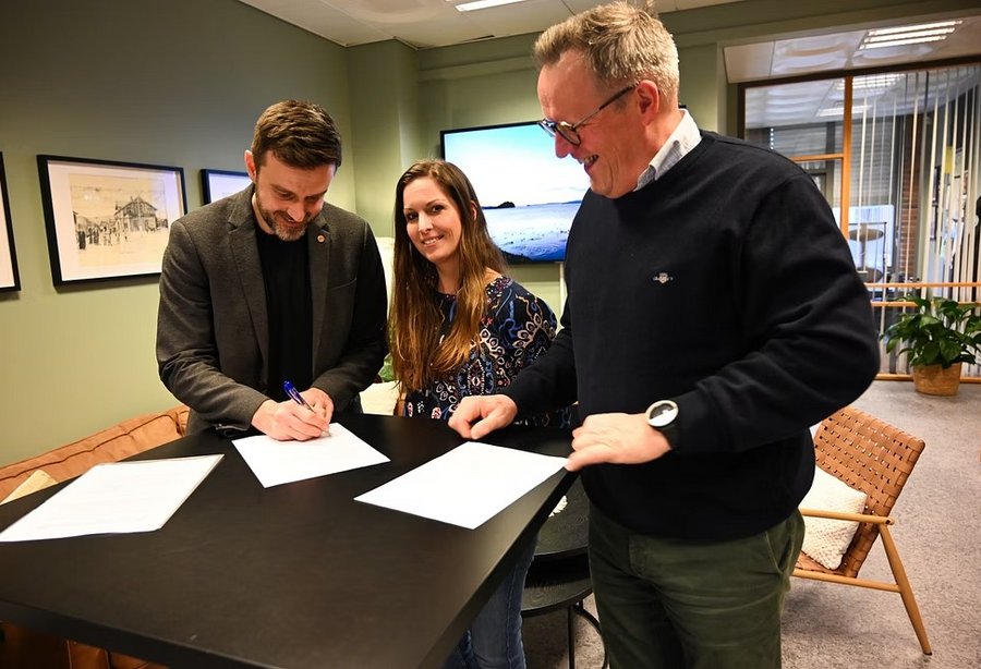 Her signeres den viktige avtalen: – Vi ser stor verdi i dette
